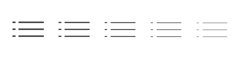 Menu button icon simple illustration logo art