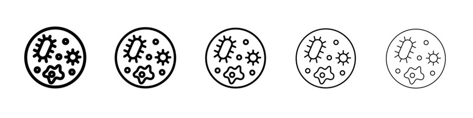 Microorganism icon simple illustration logo art