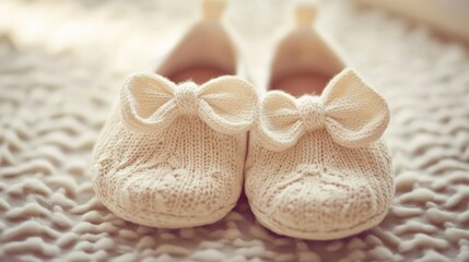 Newborn shoes.