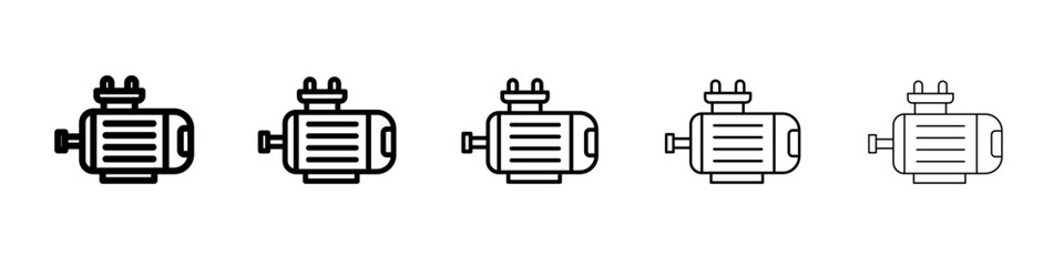Motor icon simple illustration logo art