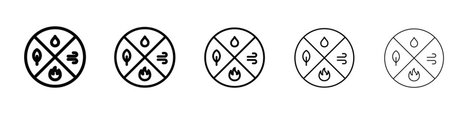 Naklejka premium Natural resources icon simple illustration logo art