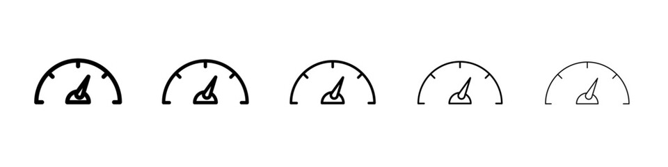 Network speed test icon simple illustration logo art
