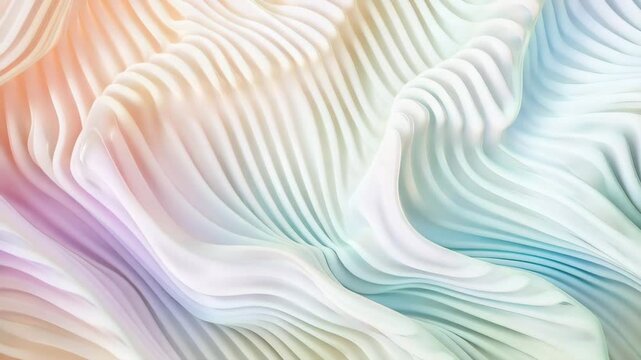 Gradient pastel wave pattern &ndash; modern abstract background, artistic texture