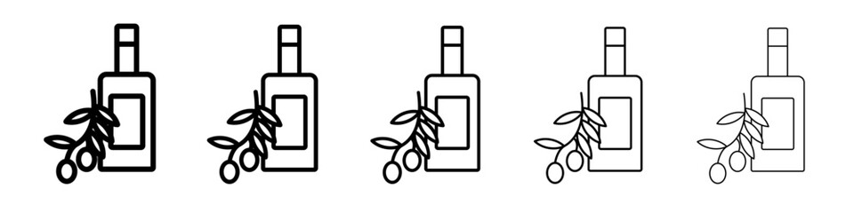 Olive oil Icon simple illustration logo art