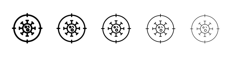 Oncology department icon simple illustration logo art