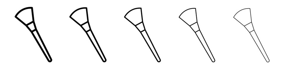 paint brush icon simple illustration logo art