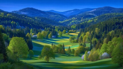 A dense green forest remains intact thanks to CSR programs that prioritize natural habitat preservation