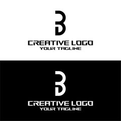 creative letter logo b design vector