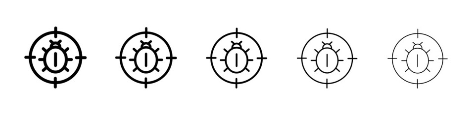 Pest control icon simple illustration logo art