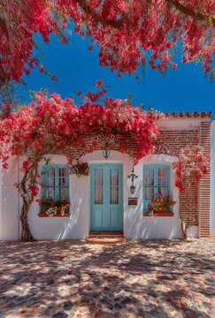 Colombian architectural and textile traditions in Mongui, Boyaca, are truly unique