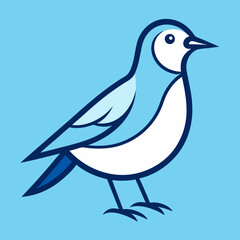 blue bird on a branch