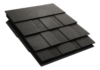 Impact-resistant asphalt shingles, made for a mountain cabin, capable of withstanding hail and severe weather conditions.