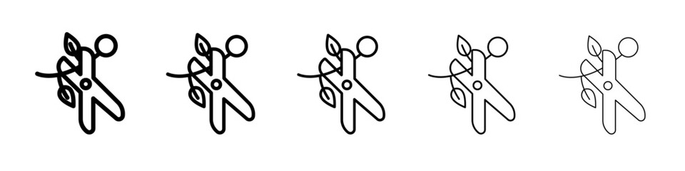 Pruning icon simple illustration logo art