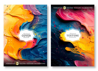 Flyer template, business brochure template, abstract brush stroke art, wedding invitation template, universal background, versatile vector background, creative brochure template, invitation template
