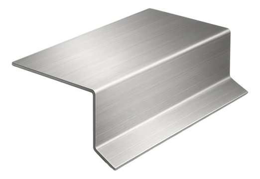 Roof eave drip edge for a suburban home, which prevents water from getting under the roofing material at the edges.