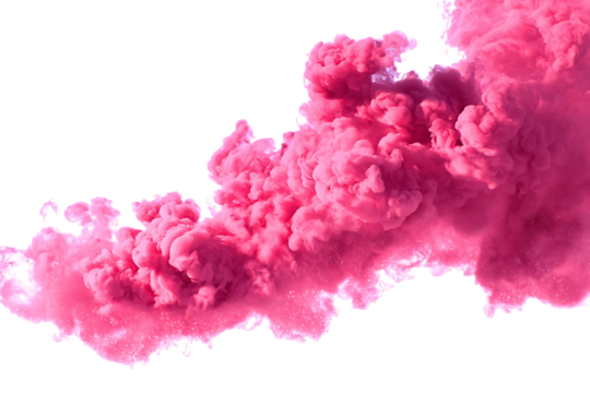 Pink smoke cloud, abstract background