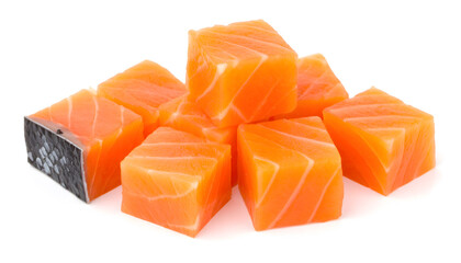 Raw Salmon Chunks
