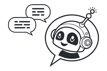 Naklejka premium funny cartoon android