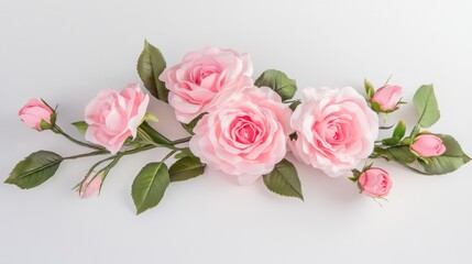 Pink roses bouquet arrangement