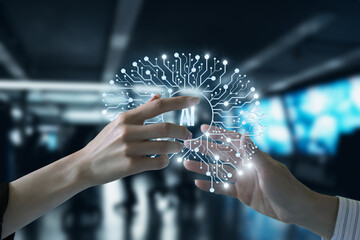 Connecting hands via AI technology