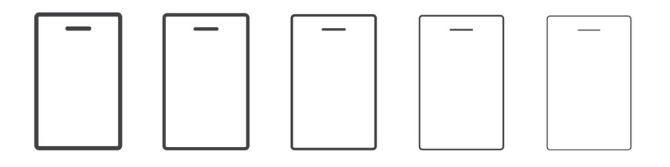 smartphone icon simple illustration logo art