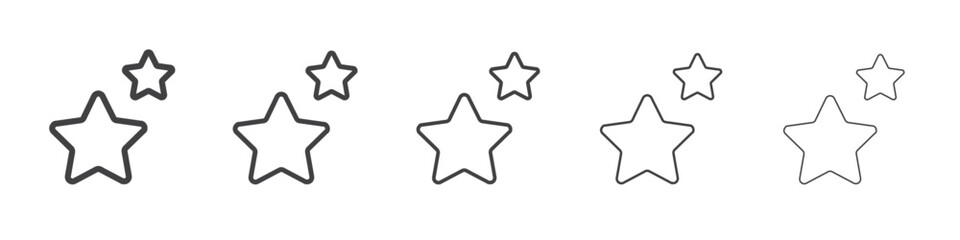 Star icon simple illustration logo art