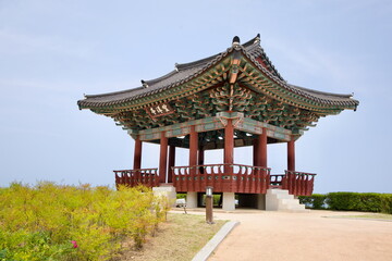 Traditional Mangyang Pavilion near the East Sea