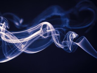 Minimal floating smoke texture in dark tones