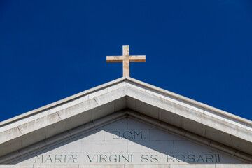 Cross on top of Chiesa del Santo Rosario