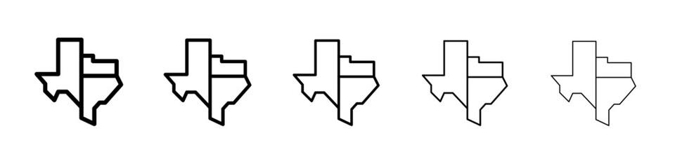 Texas icon simple illustration logo art
