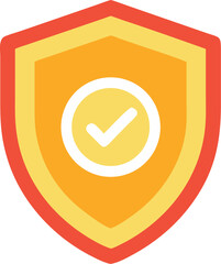 shield vector outline icon on white or transparent background. Military Solid Editable Icon