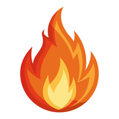 fire flames vector illustration