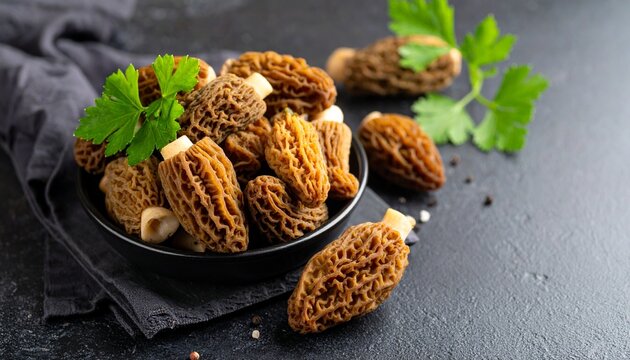 Morel (Morchella spp.)
Highly prized by chefs, morels have a honeycomb-like structure and deep, earthy, nutty flavor.
