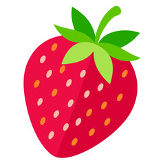 strawberry isolated on white background