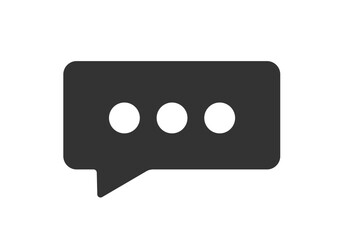 Chat message sms icon with secret password otp or 2fa code simple shape silhouette graphic, pincode notice notification solid glyph ui pictogram sign symbol image clipart