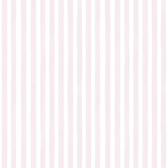 Seamless vertical watercolor stripe pattern in light plum on white background