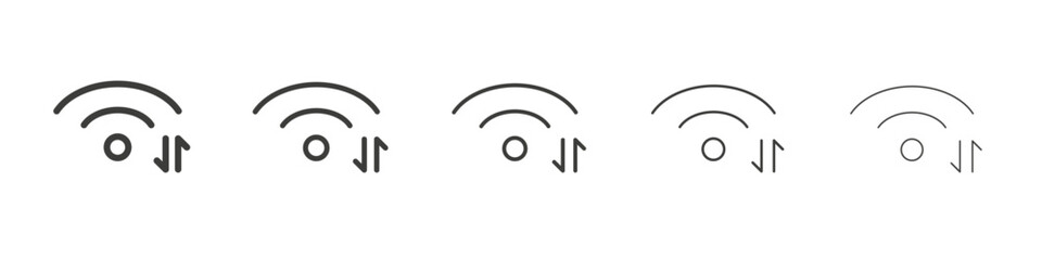 Wifi icon simple illustration logo art