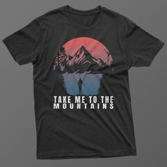 TAKE ME TO THE MOUNTAINS T-SHIRT