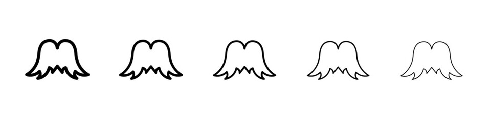 Wings icon simple illustration logo art