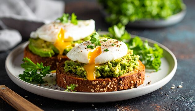 Sourdough Toast
Rustic and slightly tangy, sourdough toast has a firm crust and chewy interior — ideal for avocado, poached eggs, or gourmet toppings. - Powered by Adobe