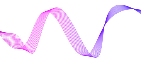 Pink and purple satin ribbons for festive holiday gift decoration