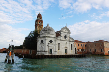 Naklejka premium San Michele cemetery in Venice, Italy