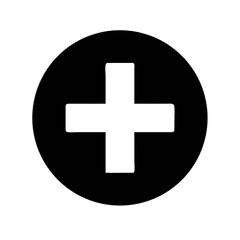 medical cross icon vector illustration