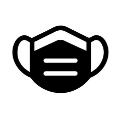 medical mask icon vector illustration
