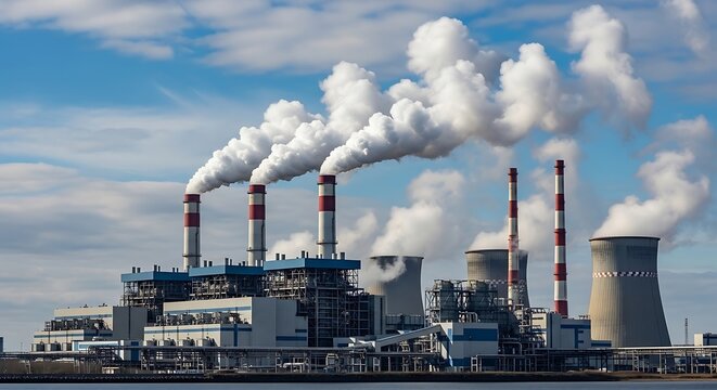 Industrial Air Pollution Power Plant Emissions and Environmental Impact