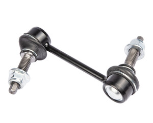 Auto suspension parts, stabilizer bar on a white background
