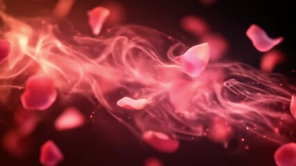 Realistic animation of red blood cells flowing through the bloodstream with soft lighting and fluid motion. A scientific and medical representation of human biology and circulation - Powered by Adobe