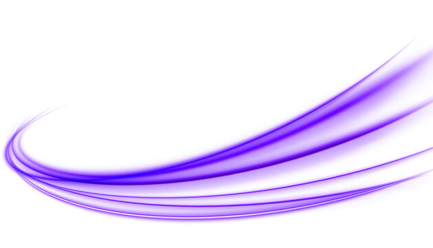 abstract Purple swoosh, red wave isolated on white