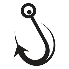 fishing hook vector illustration