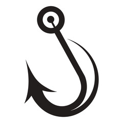 fishing hook vector illustration
